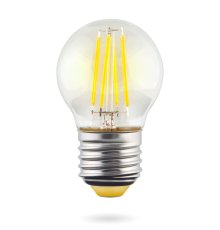 Лампа светодиодная Voltega E27 6W 4000К прозрачная VG10-G1E27cold6W-F 7024