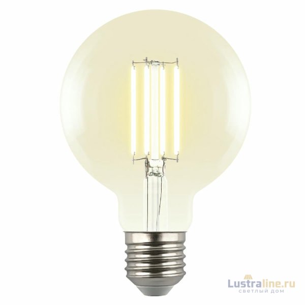 Лампа светодиодная филаментная Uniel LED-G95-5W/3000K/E27/CL GLY01TR UL-00011942