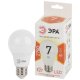 Лампа светодиодная Эра E27 7W 2700K LED A60-7W-827-E27 Б0029819