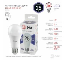 Лампа светодиодная Эра E27 25W 6000K LED A65-25W-860-E27 Б0035336