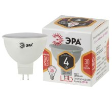 Лампа светодиодная Эра GU5.3 4W 2700K LED MR16-4W-827-GU5.3 Б0017897