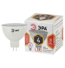 Лампа светодиодная Эра GU5.3 4W 2700K LED MR16-4W-827-GU5.3 Б0017897