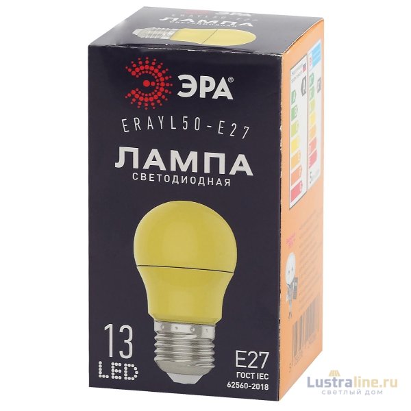 Лампа светодиодная Эра E27 3W 3000K ERAYL50-E27 Б0049581 Лампа светодиодная Эра E27 3W 3000K ERAYL50-E27 Б0049581