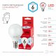 Лампа светодиодная Эра E14 6W 4000K LED P45-6W-840-E14 R Б0052443