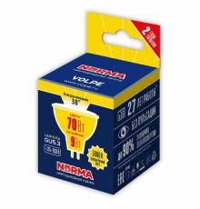 Лампа светодиодная Volpe Norma LED-JCDR-9W/3000K/GU5.3/38D/NR UL-00011193