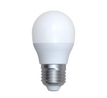 Лампа светодиодная (UL-00006533) Uniel E27 6W 4000K матовая LED-G45-6W/4000K/E27/FR/RA95 PLK01WH