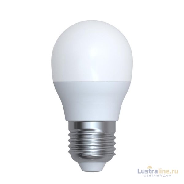 Лампа светодиодная (UL-00006533) Uniel E27 6W 4000K матовая LED-G45-6W/4000K/E27/FR/RA95 PLK01WH