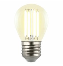 Лампа светодиодная филаментная Uniel LED-G45-4W/3000K/E27/CL GLY01TR UL-00011940