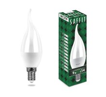 Лампа светодиодная Saffit SBC3709 Свеча на ветру E14 9W 4000K 55130