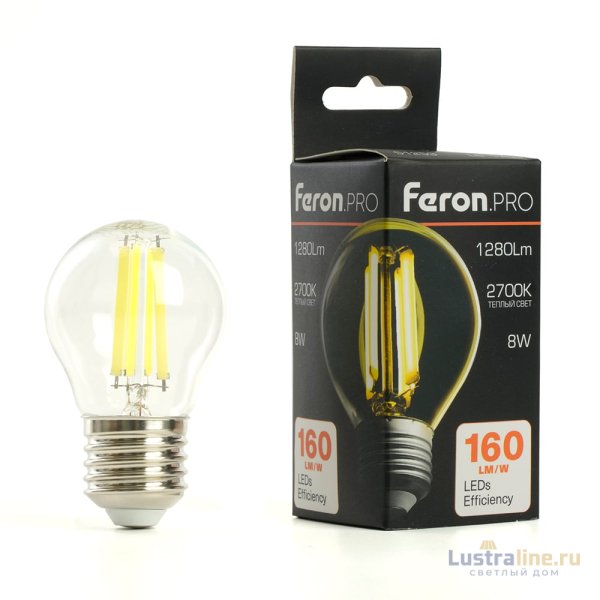 Лампа светодиодная Feron LB-1708 E27 8W 2700K 51253 Лампа светодиодная Feron LB-1708 E27 8W 2700K 51253