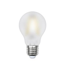 Лампа светодиодная филаментная (UL-00000304) Uniel E27 8W 3000K матовая LED-A60-8W/WW/E27/FR PLS02WH
