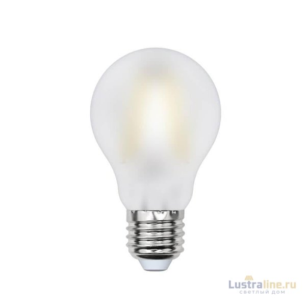 Лампа светодиодная филаментная (UL-00000304) Uniel E27 8W 3000K матовая LED-A60-8W/WW/E27/FR PLS02WH Лампа светодиодная филаментная (UL-00000304) Uniel E27 8W 3000K матовая LED-A60-8W/WW/E27/FR PLS02WH