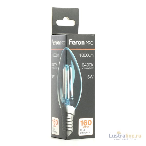 Светодиодная лампа Feron LB-1206 E14 6W 6400K 51246 Светодиодная лампа Feron LB-1206 E14 6W 6400K 51246