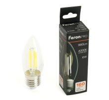 Светодиодная лампа Feron LB-1206 E27 6W 4000K 51239