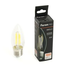 Светодиодная лампа Feron LB-1206 E27 6W 4000K 51239