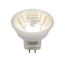 Лампа светодиодная (UL-00001700) Uniel GU4 3W 3000K прозрачная LED-MR11-3W/WW/GU4 GLZ21TR
