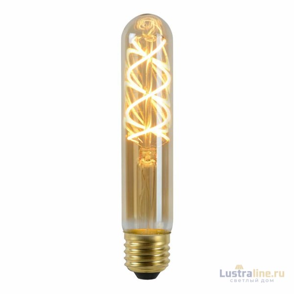 Лампа светодиодная диммируемая Lucide E27 5W 2200K янтарная 49035/05/62