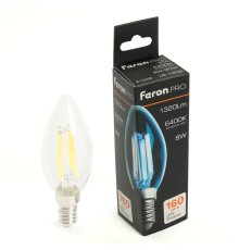 Лампа светодиодная Feron LB-1208 E14 8W 6400K 51249