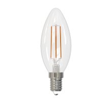 Лампа светодиодная Volpe Optima LED-C35-7W/3000K/E14/CL/SLF UL-00008332 Лампа светодиодная Volpe Optima LED-C35-7W/3000K/E14/CL/SLF UL-00008332