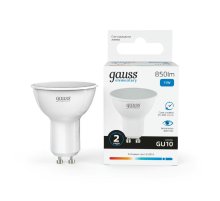 Лампа светодиодная Gauss GU10 11W 6500K матовая 13631