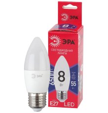 Лампа светодиодная Эра E27 8W 6500K LED B35-8W-865-E27 R Б0045342