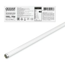 Лампа светодиодная Gauss G13 20W 4000K матовая 93029