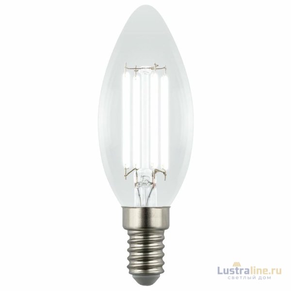 Лампа светодиодная филаментная Uniel LED-C35-4W/4000K/E14/CL GLY01TR UL-00011937