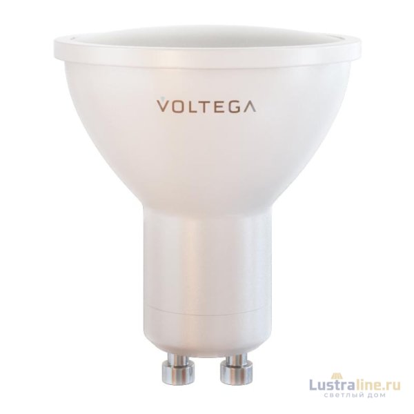 Лампа светодиодная Voltega GU10 7W 2800К матовая VG2-S2GU10warm7W 7056