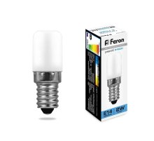 Лампа светодиодная Feron E14 2W 6400K Цилиндр Матовая LB-10 25988