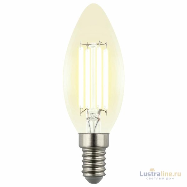 Лампа светодиодная филаментная Uniel LED-C35-4W/3000K/E14/CL GLY01TR UL-00011936