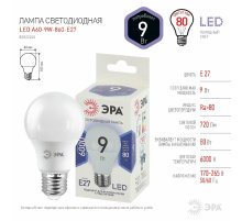 Лампа светодиодная Эра E27 9W 6000K LED A60-9W-860-E27 Б0032248