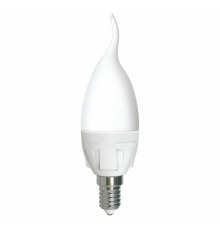 Лампа светодиодная Uniel LED-CW37 7W/6500K/E14/FR PLP01WH UL-00011016