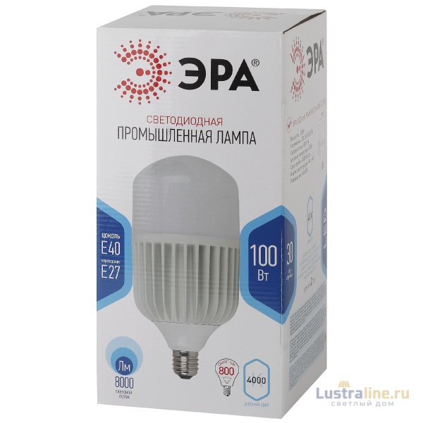 Лампа светодиодная Эра E40 100W 4000K LED POWER T160-100W-4000-E27/E40 Б0056122 Лампа светодиодная Эра E40 100W 4000K LED POWER T160-100W-4000-E27/E40 Б0056122