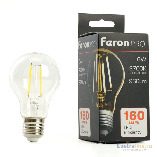 Светодиодная лампа Feron LB-1106 E27 6W 2700K 48889 Светодиодная лампа Feron LB-1106 E27 6W 2700K 48889