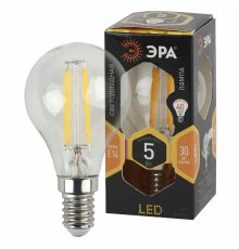 Лампа светодиодная Эра E14 5W 2700K F-LED P45-5W-827-E14 Б0043437