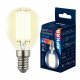 Лампа светодиодная филаментная Uniel LED-G45-4W/3000K/E14/CL GLY01TR UL-00011938