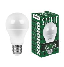 Лампа светодиодная Saffit SBA6010 шар E27 10W 6400K 55006