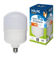 Лампа LED сверхмощная (UL-00002906) Volpe E27 40W (350W) 6500K LED-M80-40W/DW/E27/FR/S