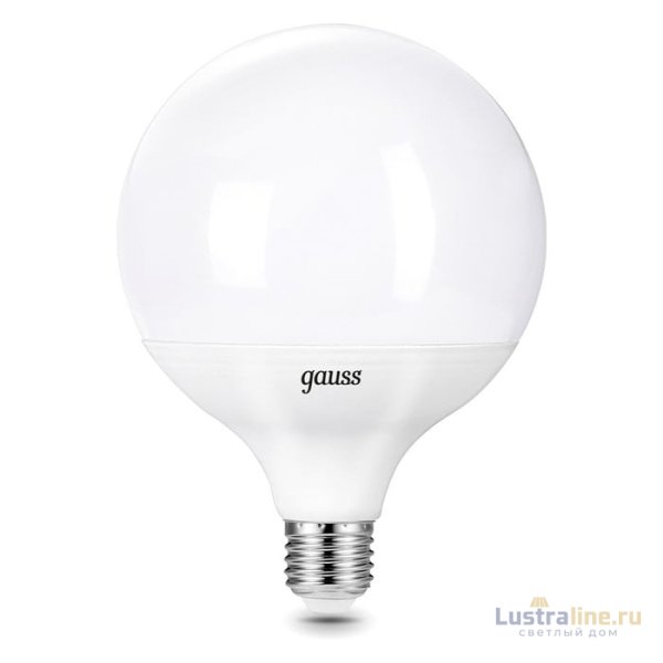Лампа светодиодная Gauss E27 22W 6500K шар матовый 105102322