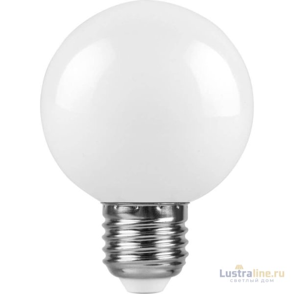 Лампа светодиодная Feron E27 3W 2700K Шар Матовая LB-371 25903