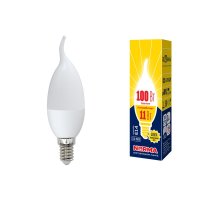 Лампа светодиодная (UL-00003817) Volpe E14 11W 3000K матовая LED-CW37-11W/WW/E14/FR/NR Лампа светодиодная (UL-00003817) Volpe E14 11W 3000K матовая LED-CW37-11W/WW/E14/FR/NR