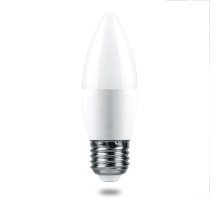 Лампа светодиодная Feron E27 6W 4000K свеча матовая LB-1306 38051