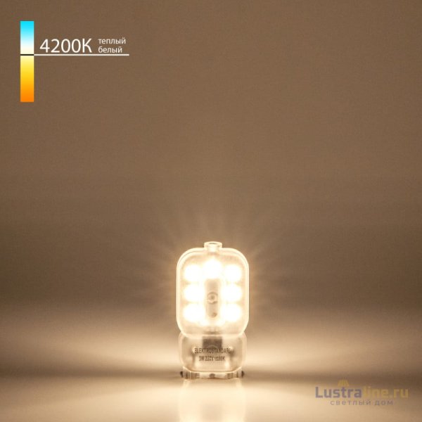 Светодиодная лампа Elektrostandard G9 LED 3W 220V 4200K 4690389150517 Светодиодная лампа Elektrostandard G9 LED 3W 220V 4200K 4690389150517