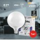 Лампа светодиодная Эра E27 20W 6500K LED G120-20W-6000K-E27 Б0049082
