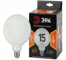 Лампа светодиодная Эра E27 15W 2700K F-LED G125-15w-827-E27 OPAL Б0047038