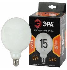 Лампа светодиодная Эра E27 15W 2700K F-LED G125-15w-827-E27 OPAL Б0047038