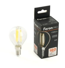 Лампа светодиодная Feron LB-1708 E14 8W 4000K 51260