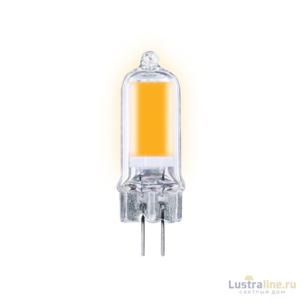 Лампа светодиодная филаментная Ambrella light G4 2,5W 3000K прозрачная 204501 Лампа светодиодная филаментная Ambrella light G4 2,5W 3000K прозрачная 204501