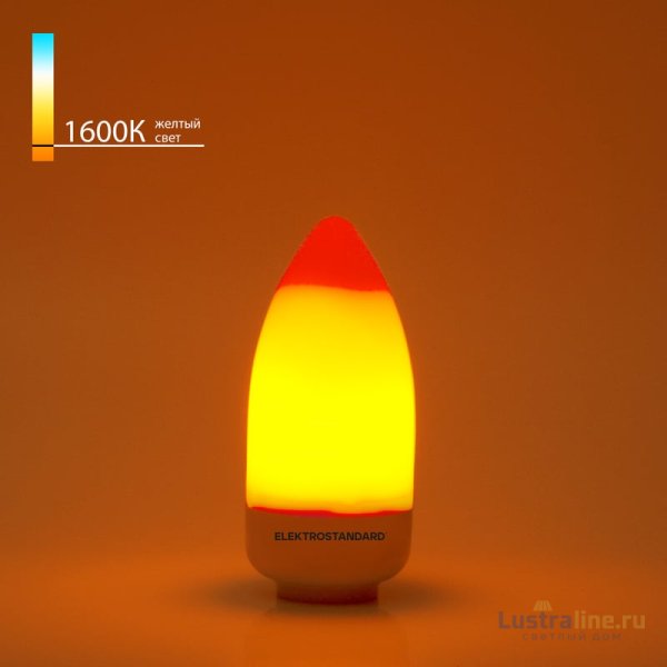 Светодиодная лампа Elektrostandard свеча матовая E14 3W 1600K 4690389174278