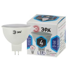 Лампа светодиодная Эра GU5.3 4W 4000K LED MR16-4W-840-GU5.3 Б0017747